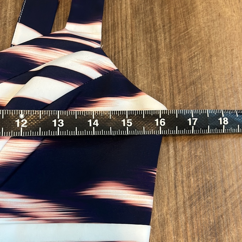 Yumi Kim Sneak Peak Dress Blue Blush Summer Ikat Print With Cutout Size Small - Picture 7 of 11